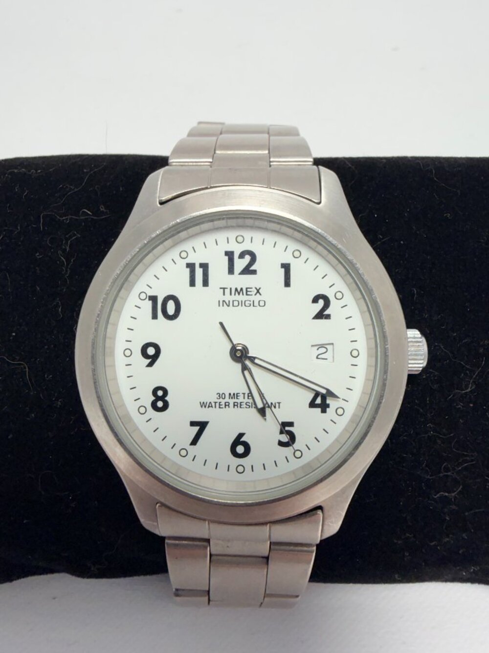 Timex Unisex Silver Indiglo Watch